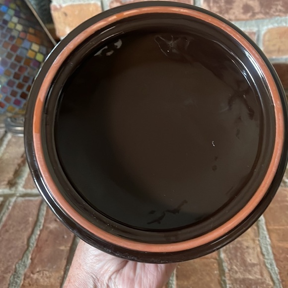 Bobby Flay Plancha Brown Earthenware Bean Pot Casserole w/ Lid - Picture 4 of 6